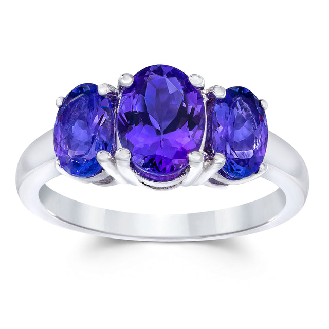 Safi Kilima Tanzanite Three Stone Ring